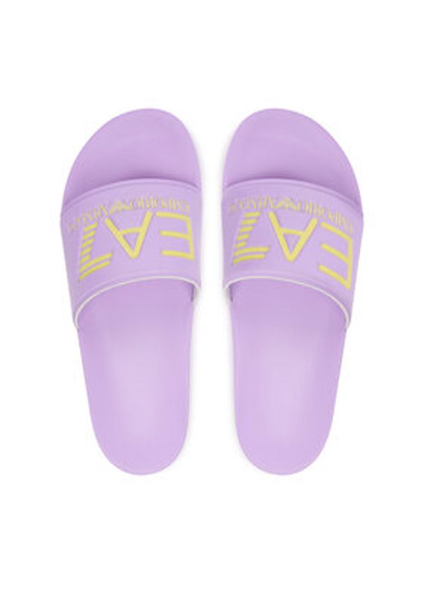 EA7 Emporio Armani Klapki 7X000108 AF15118 MZ628 Fioletowy. Kolor: fioletowy. Materiał: syntetyk