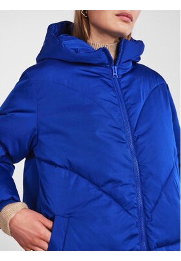 YAS Płaszcz zimowy 26030707 Niebieski Regular Fit. Kolor: niebieski. Materiał: syntetyk. Sezon: zima