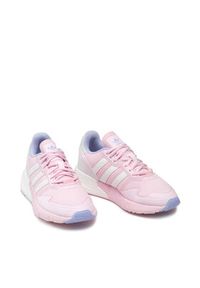 Adidas - adidas Buty Zx 1K Boost W H02936 Różowy. Kolor: różowy. Materiał: materiał