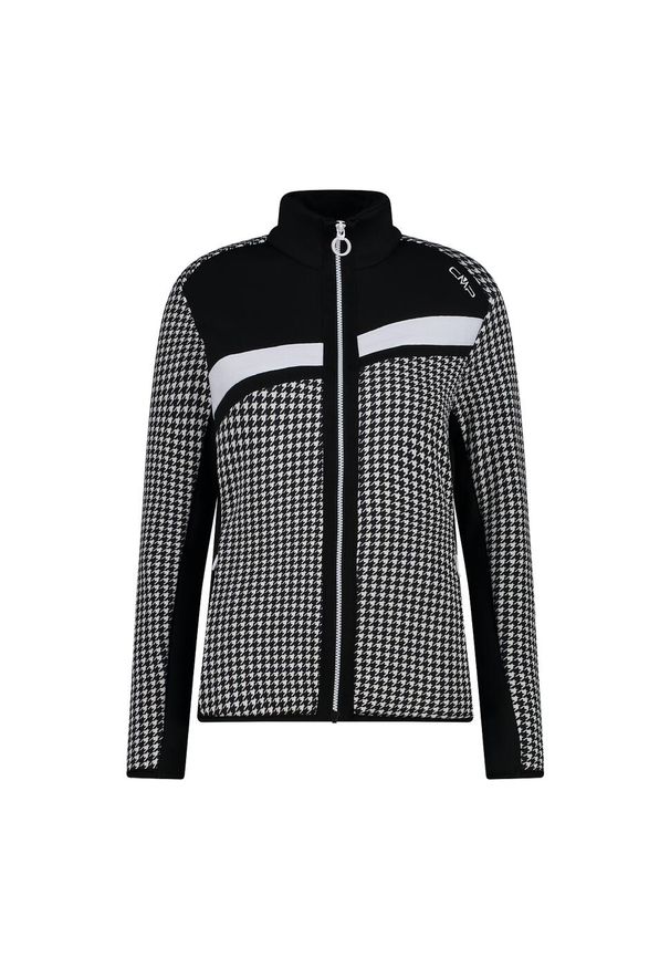 Bluza treningowa damska CMP 33E036627ZP. Kolor: czarny, szary, wielokolorowy. Sport: turystyka piesza