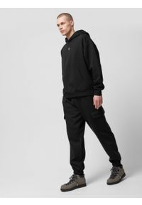 outhorn - Spodnie dresowe joggery męskie - czarne. Kolor: czarny. Materiał: dresówka #3