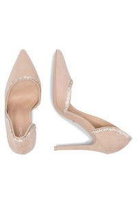 DeeZee Szpilki Afja KL-HT92931-50 Beżowy. Kolor: beżowy. Materiał: materiał. Obcas: na szpilce #6