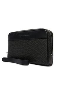 TOMMY HILFIGER - Tommy Hilfiger Kosmetyczka Th Flag Monogram Pouch AM0AM14146 Czarny. Kolor: czarny. Materiał: skóra #3