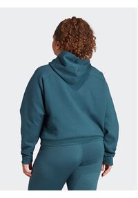 Adidas - adidas Bluza IN5150 Turkusowy Loose Fit. Kolor: turkusowy. Materiał: bawełna #7