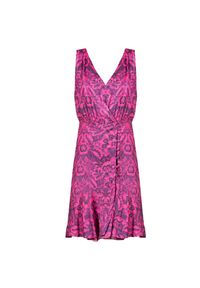 Pinko Sukienka "Adele" | 1G183V A016 | Kobieta | Różowy, Fioletowy. Okazja: na spotkanie biznesowe. Kolor: wielokolorowy, różowy, fioletowy. Materiał: wiskoza. Typ sukienki: kopertowe. Styl: elegancki, biznesowy