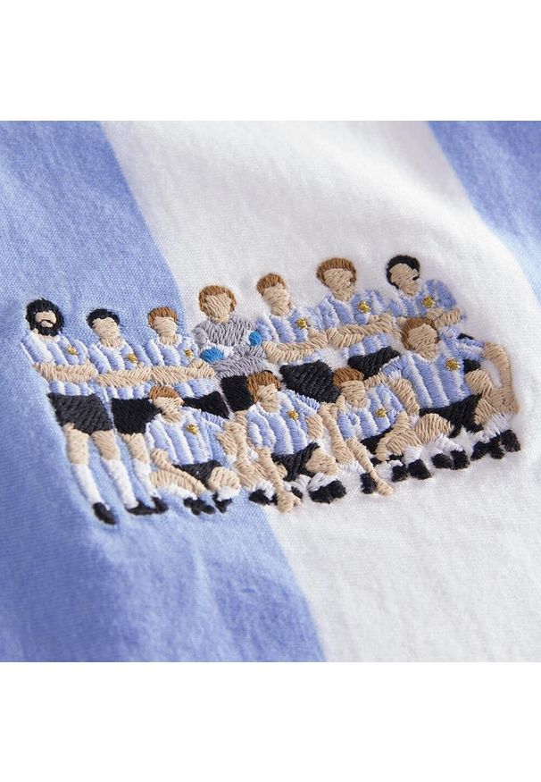 COPA FOOTBALL - Koszulka dla dorosłych - Mistrzowie Świata Argentyna 1986 Haft - Biała. Kolor: biały. Wzór: haft. Sport: piłka nożna