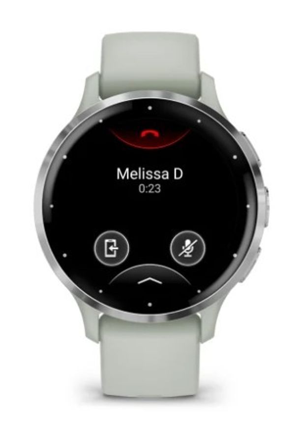 GARMIN - Garmin Venu 3s miętowo-srebrny. Kolor: miętowy, wielokolorowy, srebrny. Styl: sportowy, casual