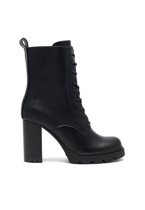 Clara Barson Botki KLARISSA WS5881-10 Czarny. Kolor: czarny. Materiał: skóra