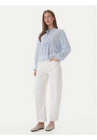 only - ONLY Bluzka Lennyo 15366732 Błękitny Regular Fit. Kolor: niebieski. Materiał: wiskoza #2