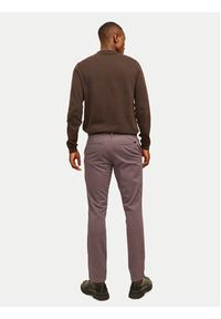 Jack & Jones - Jack&Jones Chinosy Marco 12150148 Brązowy Slim Fit. Kolor: brązowy. Materiał: bawełna #4