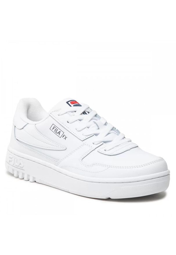 Trenerzy Fila Fxventuno L Low. Kolor: biały, niebieski, wielokolorowy. Materiał: materiał, syntetyk, tkanina, guma. Sport: koszykówka