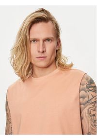 Only & Sons Tank top Fred 22025300 Koralowy Relaxed Fit. Kolor: pomarańczowy. Materiał: bawełna