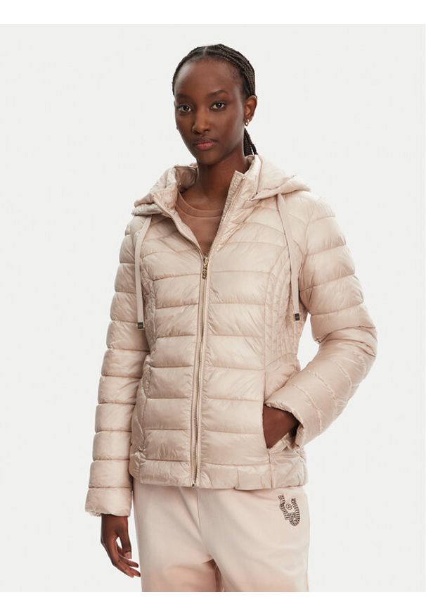 Liu Jo Sport Kurtka przejściowa TA5055 TS073 Beżowy Regular Fit. Kolor: beżowy. Materiał: syntetyk. Styl: sportowy