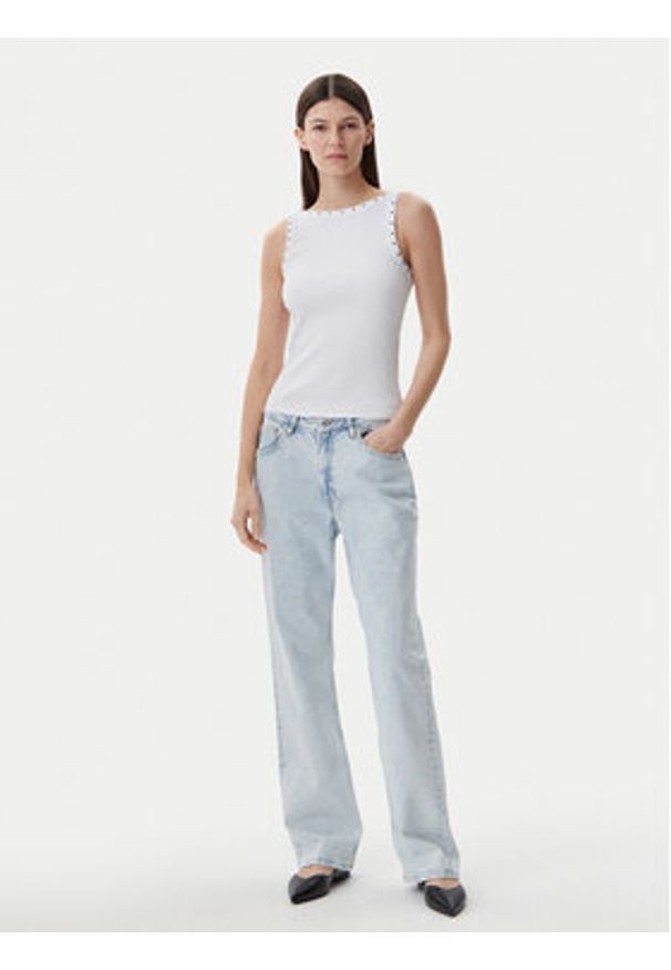 Hugo - HUGO Jeansy Elyah 50520605 Błękitny Regular Fit. Kolor: niebieski