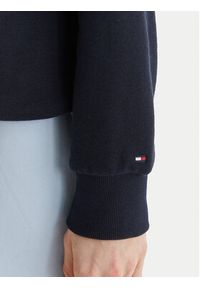 TOMMY HILFIGER - Tommy Hilfiger Bluza UW0UW04521 Granatowy Regular Fit. Kolor: niebieski. Materiał: bawełna #4