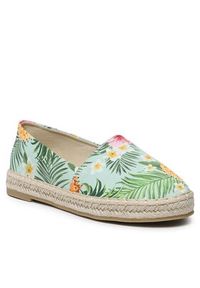 DeeZee Espadryle WSS990-103 Zielony. Kolor: zielony. Materiał: materiał #2