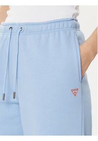 Guess Jeans Spodnie dresowe W4YB33 KC811 Niebieski Regular Fit. Kolor: niebieski. Materiał: syntetyk #4