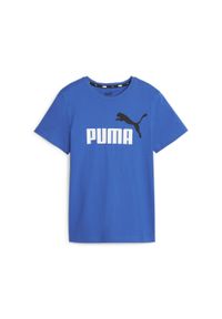 Koszulka z krótkim rękawem dla dzieci Puma Ess+ 2 Col Logo Niebieski. Kolor: niebieski, wielokolorowy, czarny, biały. Długość rękawa: krótki rękaw. Długość: krótkie #1