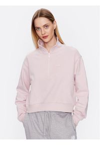 New Balance Bluza WT31501 Różowy Oversize. Kolor: różowy. Materiał: bawełna #1