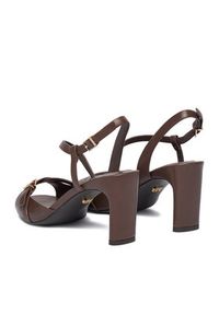 Gino Rossi - GINO ROSSI Sandały EO-GL15-986-1 Brązowy. Kolor: brązowy. Materiał: skóra #5