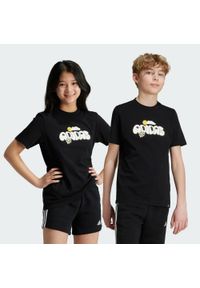 Adidas - Koszulka Graphic Kids. Kolor: czarny. Sport: joga i pilates #1