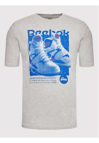 Reebok T-Shirt Series Retro Pump HS4849 Szary Oversize. Kolor: szary. Materiał: bawełna. Styl: retro #5