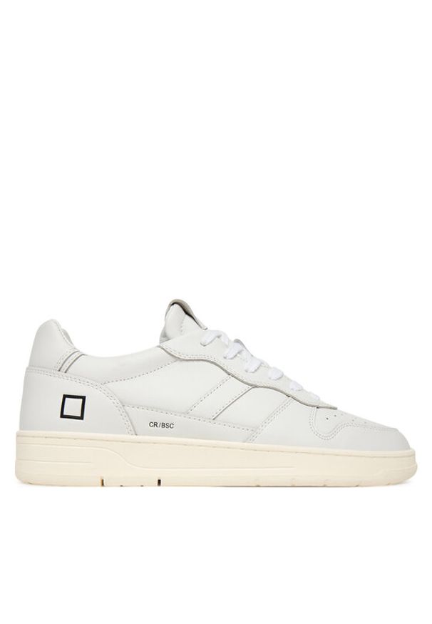 D.A.T.E. Sneakersy Court 2.0 Basic M431-C2-BA Biały. Kolor: biały. Materiał: skóra
