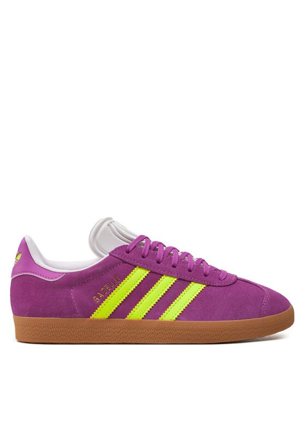Adidas - adidas Sneakersy Gazelle JI1373 Fioletowy. Kolor: fioletowy. Materiał: skóra, zamsz. Model: Adidas Gazelle