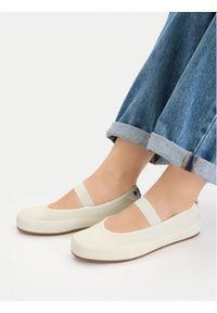 Roxy Tenisówki CWBEOB-HRY25626-1 Écru. Kolor: kremowy. Materiał: materiał #1