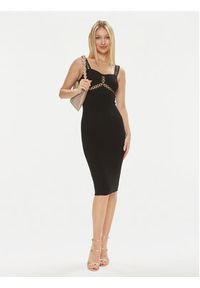Marciano Guess Sukienka dzianinowa 4GGK25 5634Z Czarny Bodycon Fit. Kolor: czarny. Materiał: wiskoza. Typ sukienki: bodycon #2