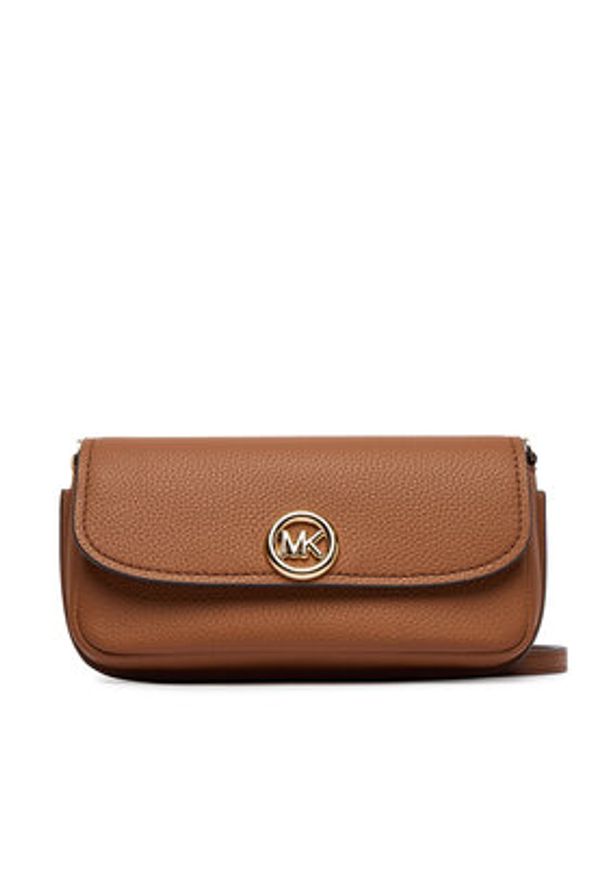 MICHAEL Michael Kors Torebka Nolita 32S6GY5C5L Brązowy. Kolor: brązowy. Materiał: skórzane