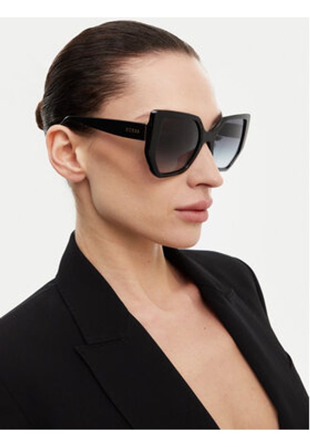 Guess Okulary przeciwsłoneczne GU00154 Czarny. Kolor: czarny
