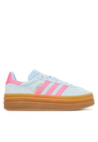 Adidas - adidas Sneakersy Gazelle Bold KI9837 Niebieski jasny. Kolor: niebieski. Materiał: skóra, zamsz. Model: Adidas Gazelle #1