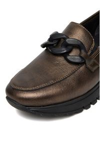 Rieker Półbuty 49051-25 Złoty. Kolor: złoty. Materiał: materiał, syntetyk #4