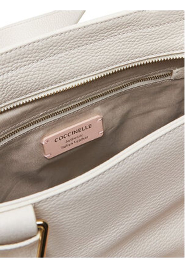 Coccinelle Torebka R1K Coccinellemalory E1 R1K 11 02 01 Écru. Materiał: skórzane