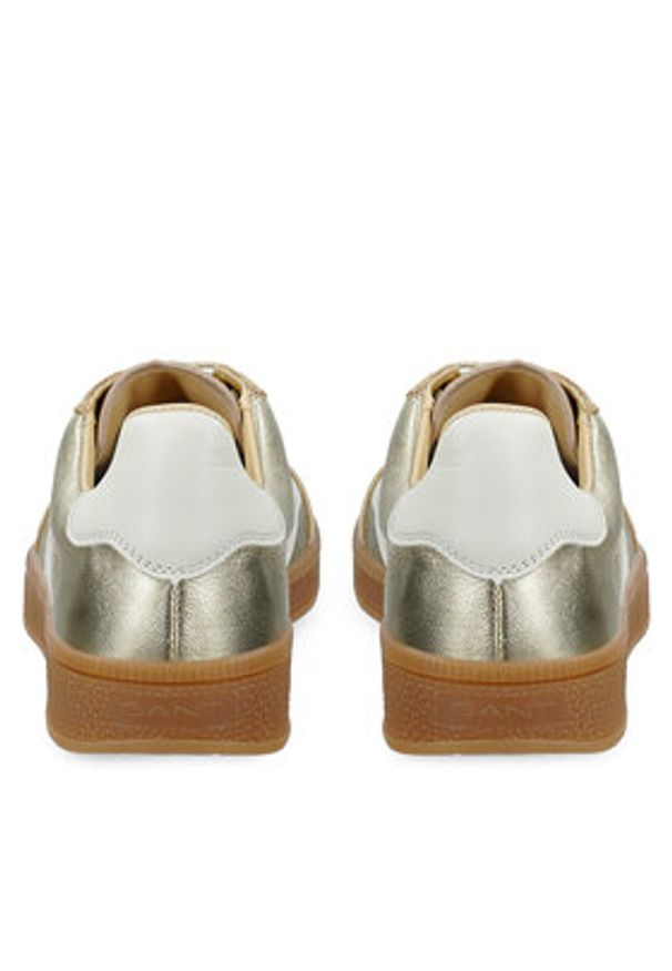 GANT - Gant Sneakersy 32531199 Złoty. Kolor: złoty. Materiał: skóra