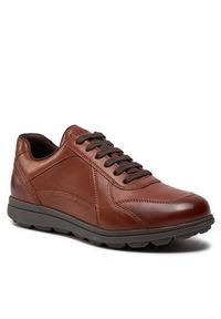 Geox Sneakersy U Spherica Ec12 U45GRA 00043 C6001 Brązowy. Kolor: brązowy. Materiał: skóra #5