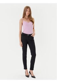 Morgan Top 192-BARBA.N Różowy Slim Fit. Kolor: różowy. Materiał: wiskoza #4