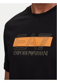 EA7 Emporio Armani T-Shirt 7M002415 AF10375 UC001 Czarny Regular Fit. Kolor: czarny. Materiał: bawełna #3