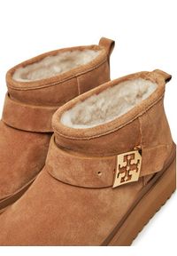 Tory Burch Botki 165421 Brązowy. Kolor: brązowy. Materiał: zamsz, skóra #5