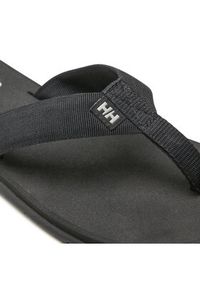 Helly Hansen Japonki W Logo Sandal 11601_990 Czarny. Kolor: czarny. Materiał: materiał