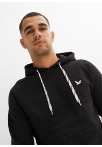 bonprix - Dres sportowy (2 części). Kolor: czarny. Materiał: dresówka. Wzór: haft. Styl: sportowy #2