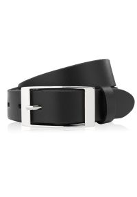 Pasek skórzany 110 cm czarny PAOLO PERUZZI PG-02-BLS-110. Kolor: czarny. Materiał: skóra #1