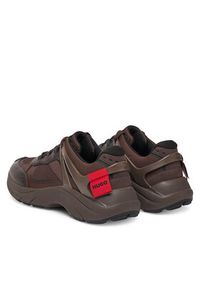 Hugo - HUGO Sneakersy GO2 50548581 Brązowy. Kolor: brązowy. Materiał: skóra #5