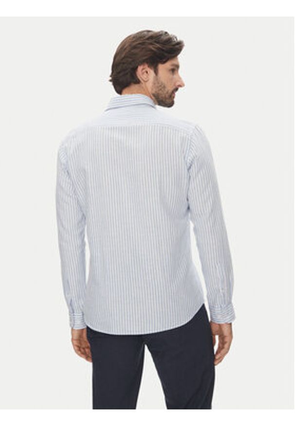 Pierre Cardin Koszula C6 41017.0482 Błękitny Modern Fit. Kolor: niebieski. Materiał: bawełna