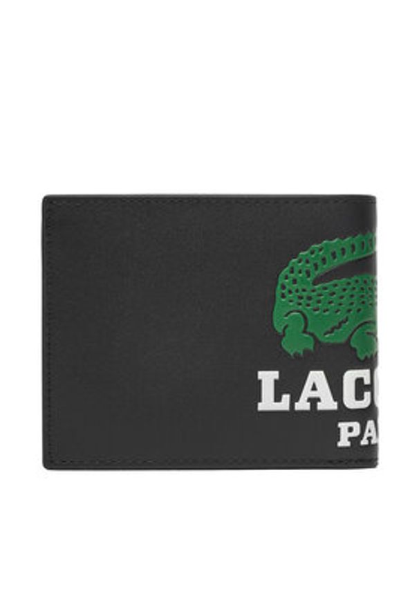 Lacoste Portfel NH5085FW Granatowy. Kolor: niebieski. Materiał: skóra