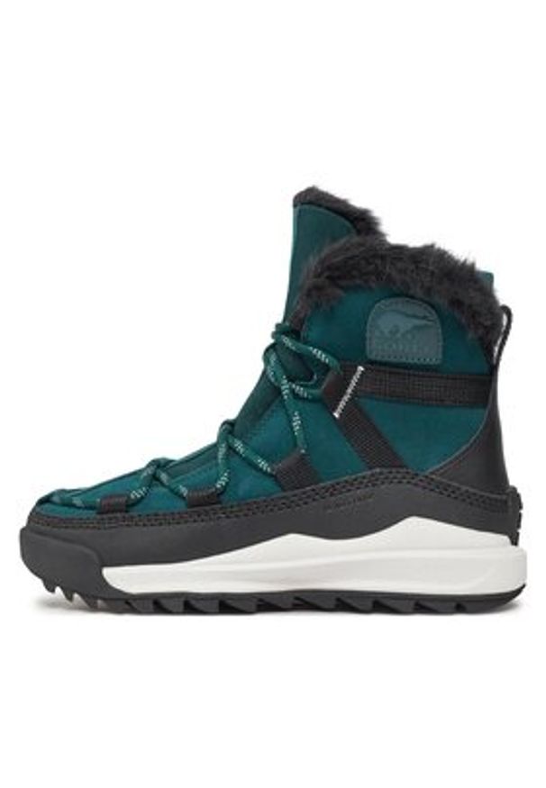 sorel - Sorel Śniegowce Ona™ Rmx Glacy Wp NL5050-301 Zielony. Kolor: zielony. Materiał: zamsz, skóra