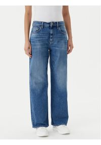 Tommy Jeans Jeansy Mia DW0DW20062 Granatowy Relaxed Fit. Kolor: niebieski