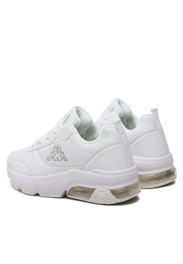 Kappa Sneakersy 243248OC Biały. Kolor: biały. Materiał: skóra