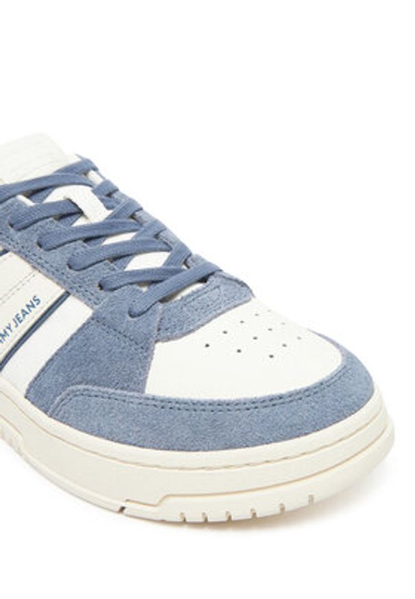 Tommy Jeans Sneakersy Tjm Cupsole Pods EM0EM01579 Biały. Kolor: biały. Materiał: skóra